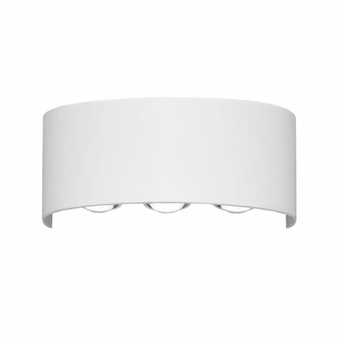 Netlighting Ortelo Modern LED Up and Down Outdoor Wall Lamp in White
