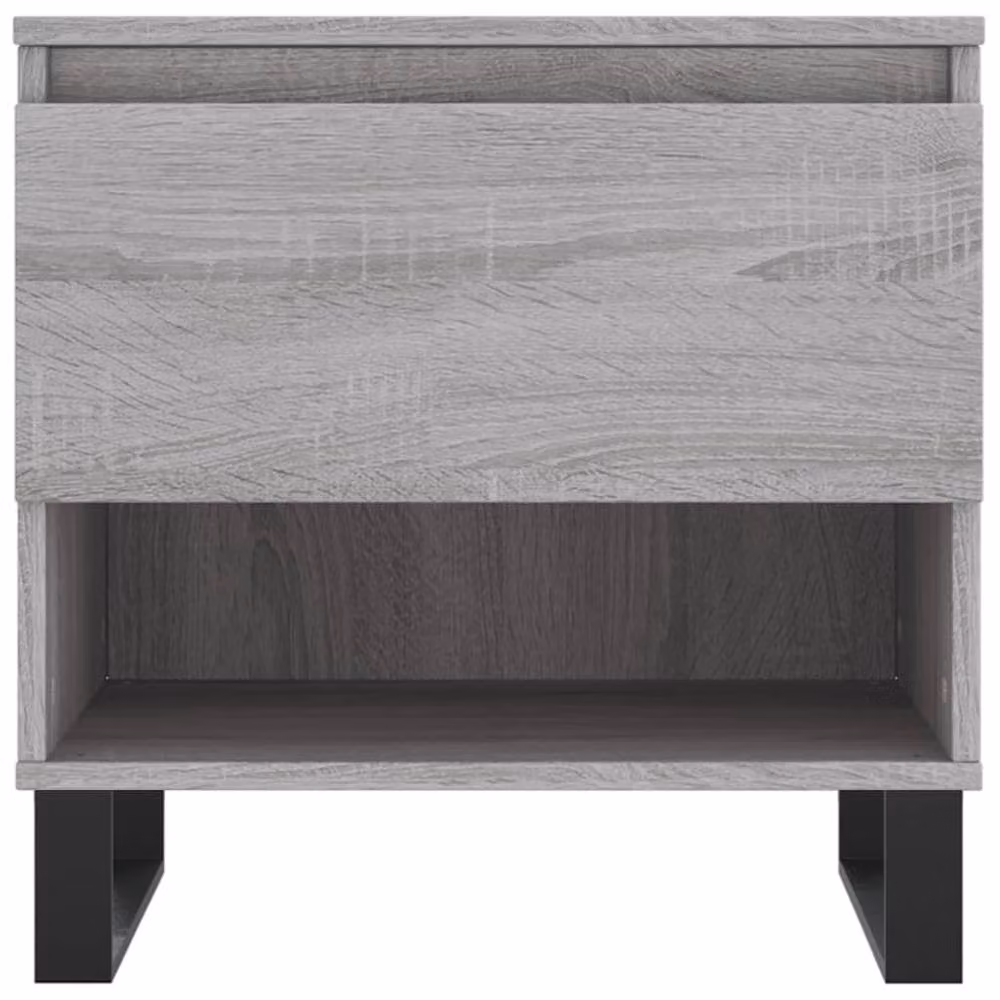 Berkfield Home Modern Nested Coffee Table Set of 2 in Grey Sonoma, W/D/H: 50 x 46 x 50 cm – 3
