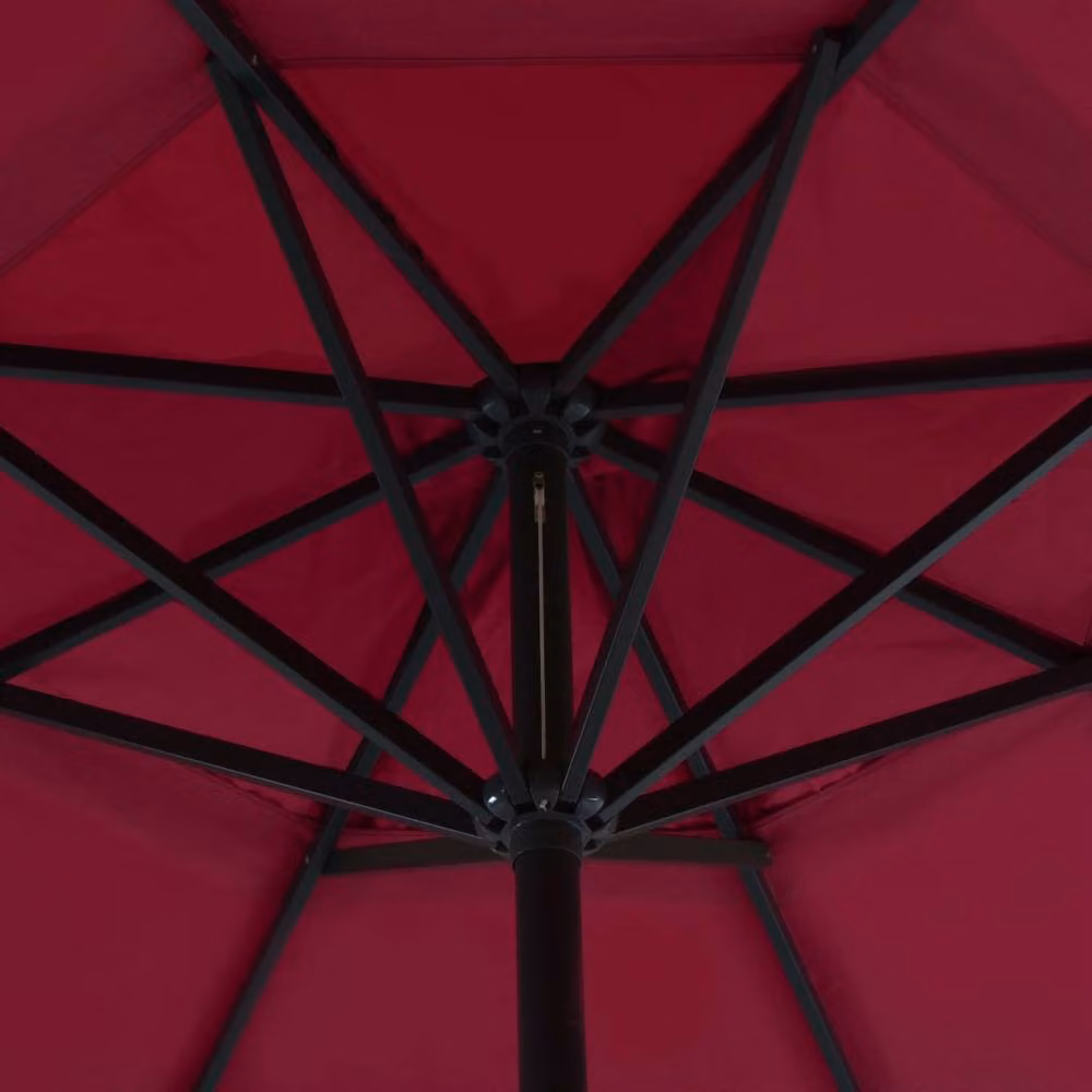 Berkfield Home Red Outdoor Umbrella with Portable Aluminium and Steel Base – 3