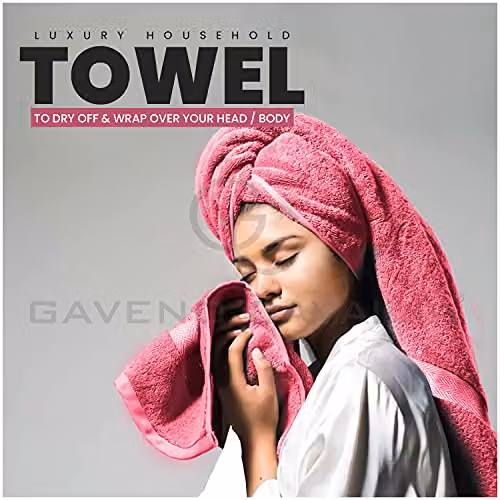 GC GAVENO CAVAILIA 10 Piece Egyptian Cotton Towel Set in Red – 7