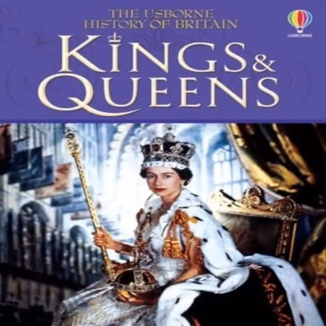 Ruth Brocklehurst Kings & Queens Hardback Book by Usborne Publishing Ltd, Multicolour and Purple