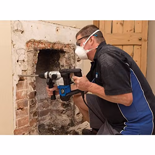 Draper Storm Force 76490 SDS+ Rotary Hammer Drill Kit, Blue, 900W – 2