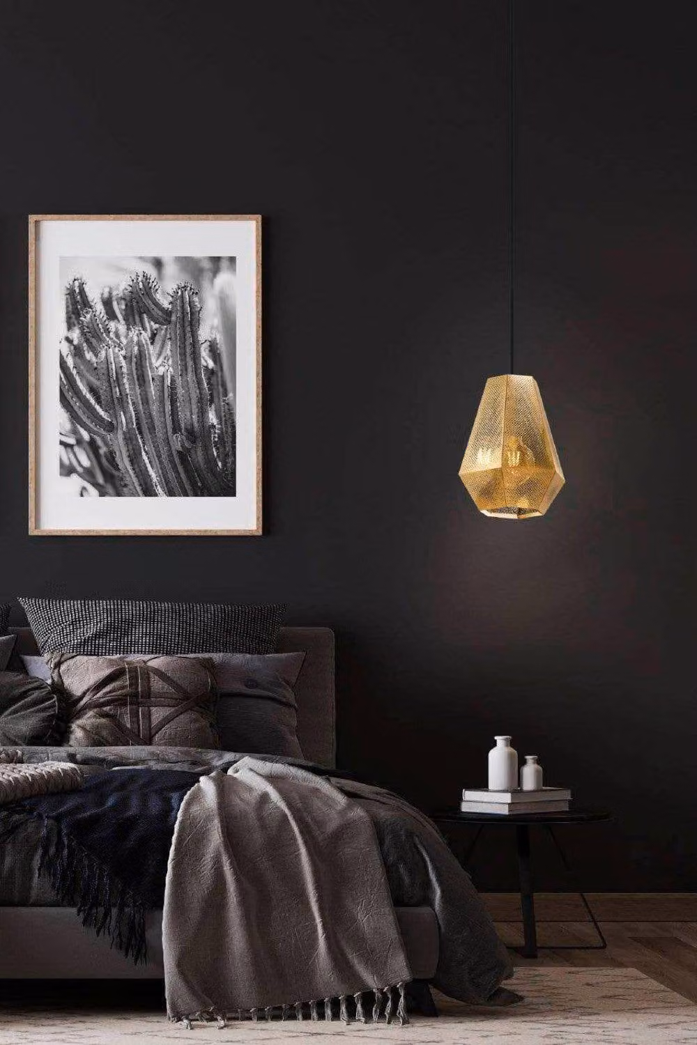 Eglo Chiavica 1 Angular Pendant Light in Gold/Brass – 2