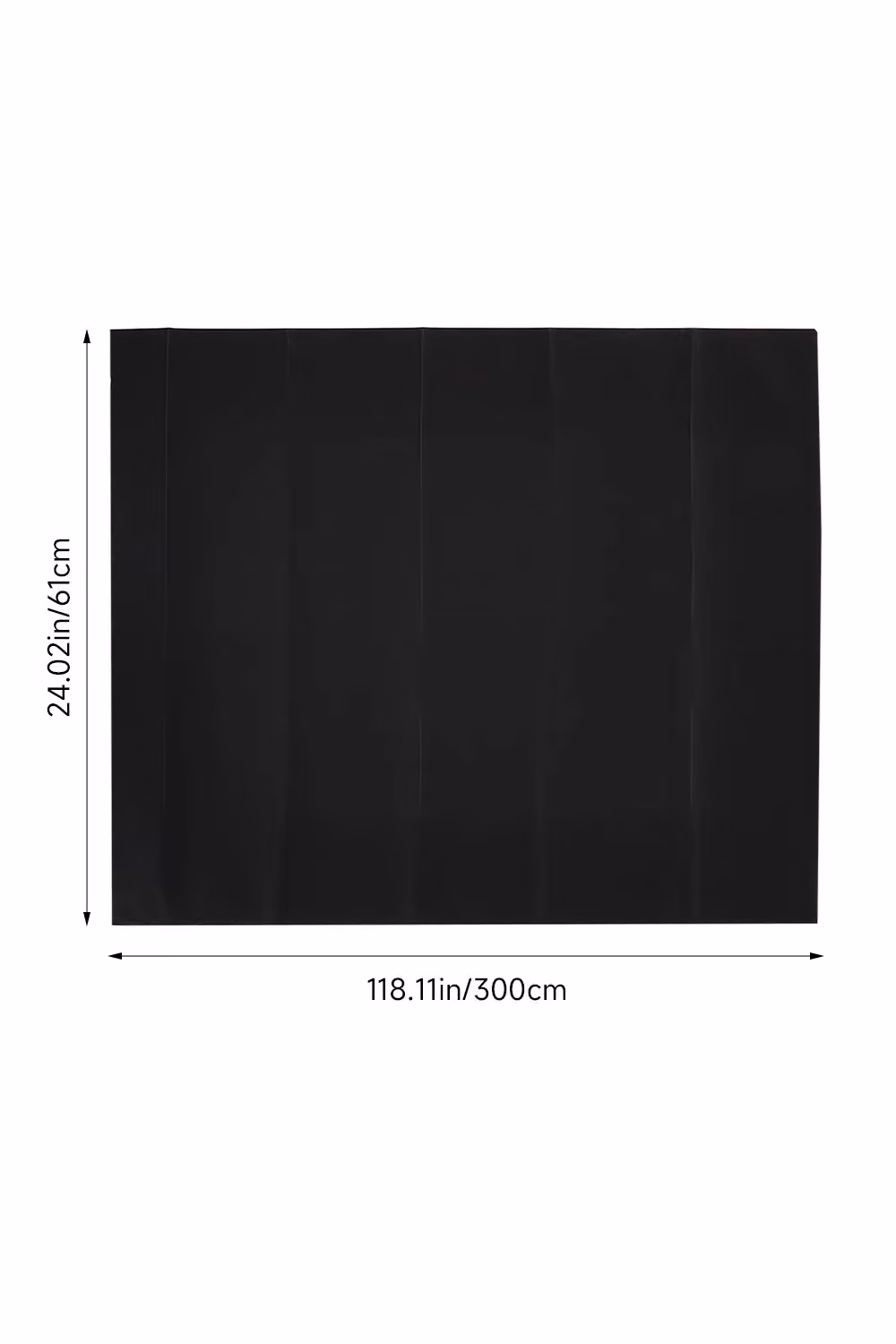 Living and Home Black Self-Adhesive Waterproof PVC Vinyl Wallpaper, W/H: 61 x 300 cm – 3