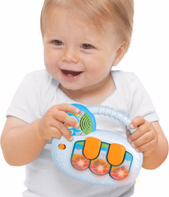 Winfun Rattle Music Set Keyboard in White and Multicolour