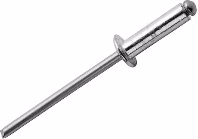 Rapid Standard Aluminium and Steel Rivets in Silver and Multicolour