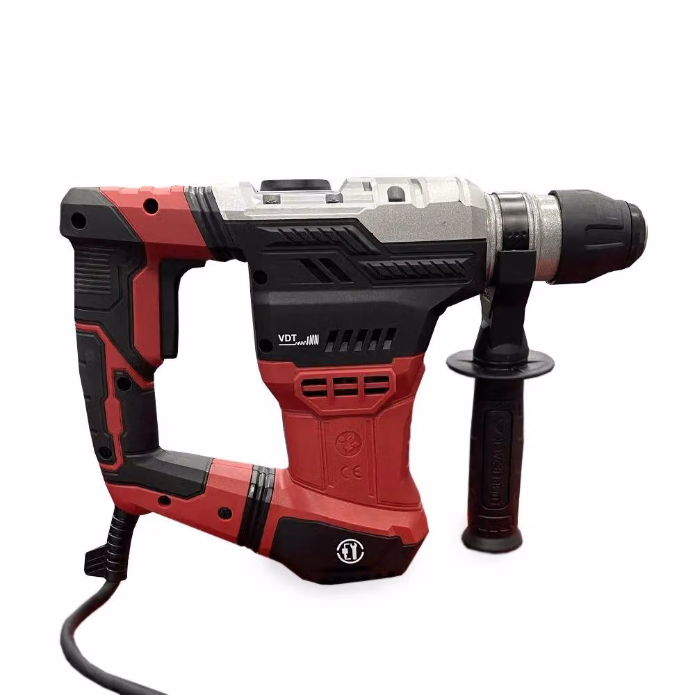 Lumberjack 1050W SDS Rotary Hammer Drill in Red with Accessories – 5