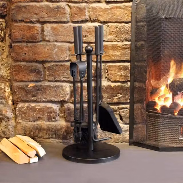 Marco Paul 5pc Fireside Companion Set in Black