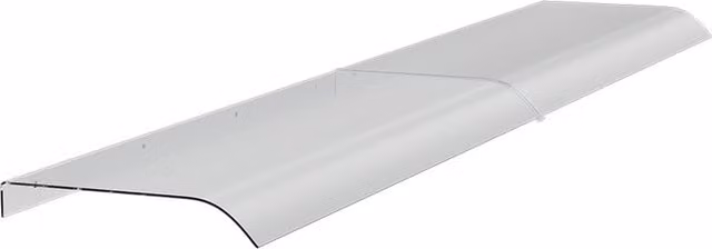 Breeins Frosted Awning Canopy for Windows and Doors, White, Width: 200 cm