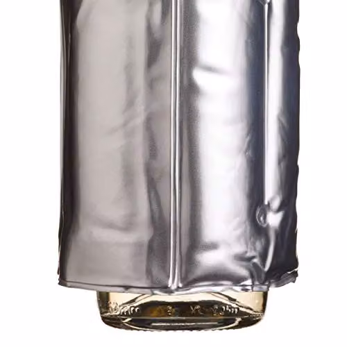 BarCraft Silver Silicone Insulated Wine Cooler Sleeve, W: 40 cm, H: 16 cm – 3