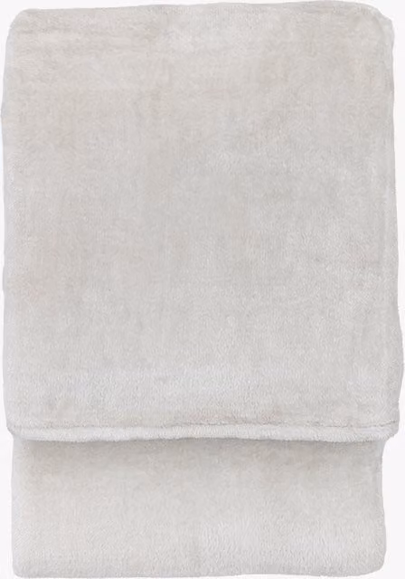 Perch & Parrow Plain Snuggler Throw in Beige