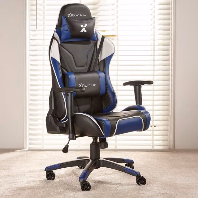 X Rocker Agility Ergonomic Esports Gaming Chair in Blue – 1