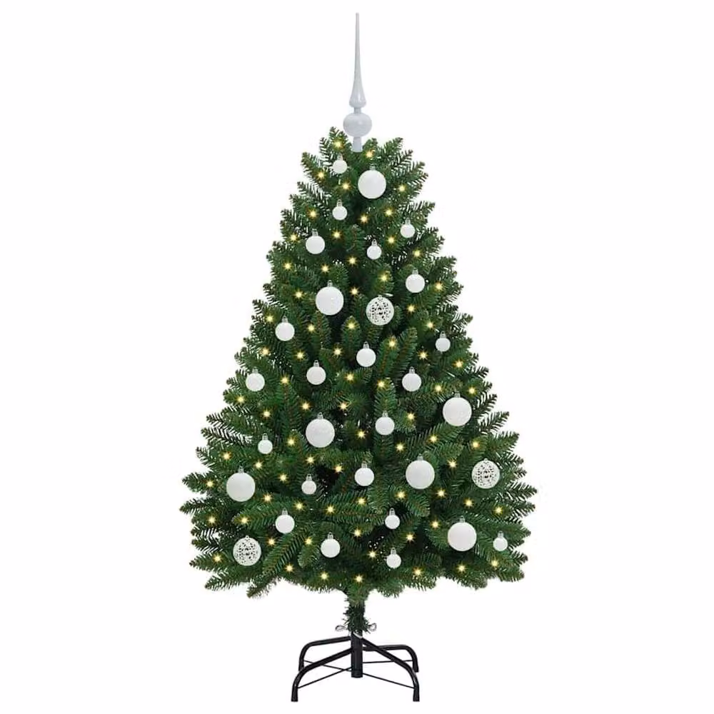 Berkfield Home Artificial Green Christmas Tree with Stand, Height: 120 cm – 3