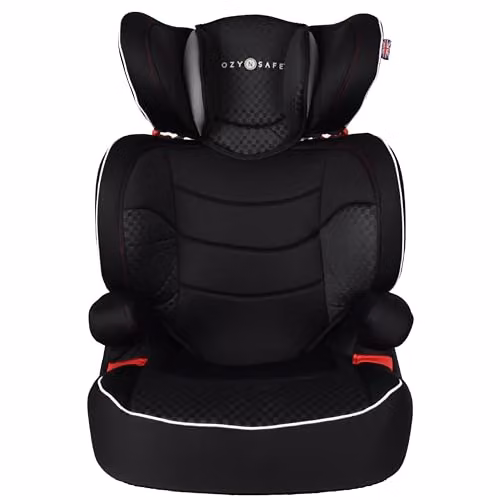 Cozy N Safe Augusta EZFix High Back Booster Car Seat 15-36kg with Isofix Base, Black/Grey – 3
