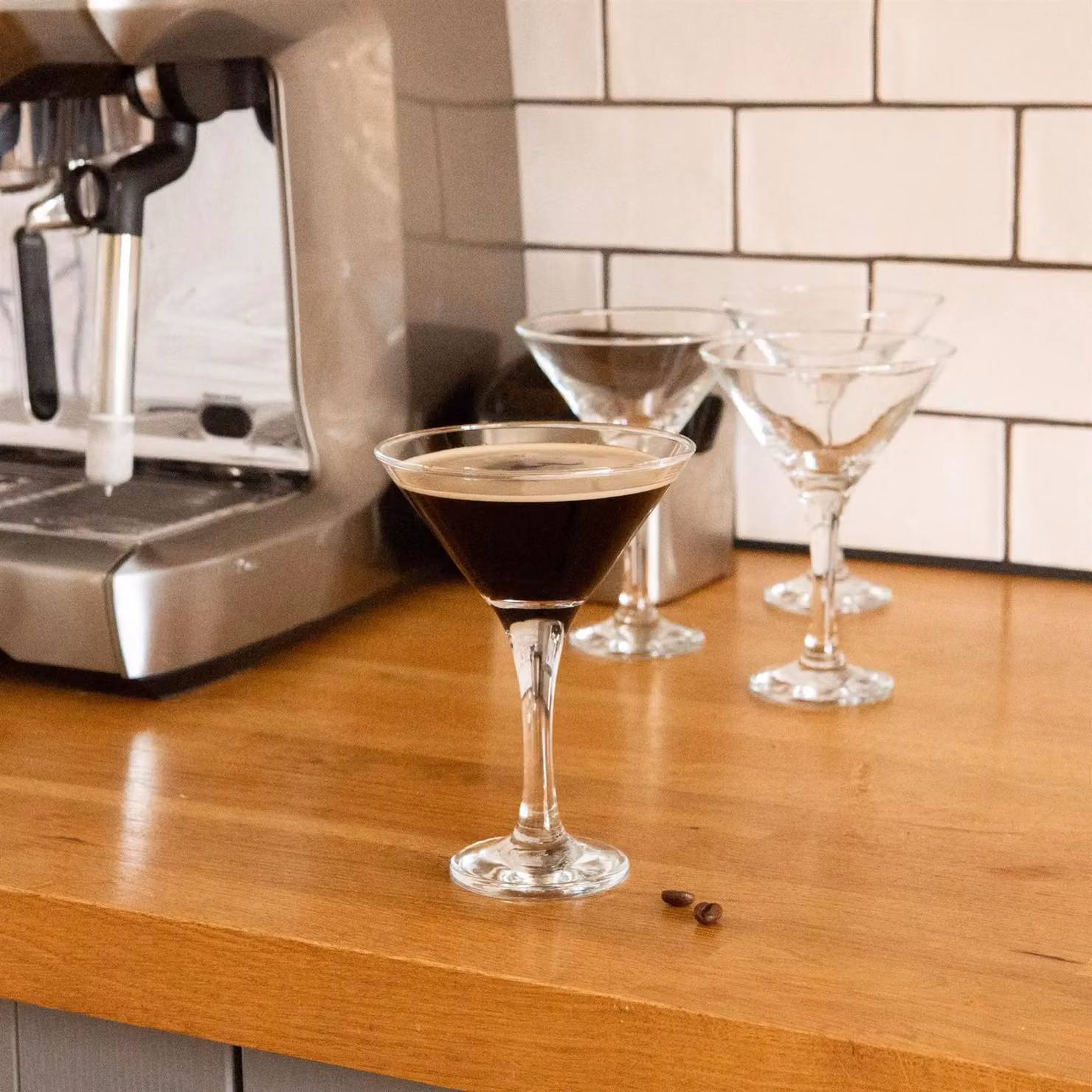 LAV Misket Espresso Martini Cocktail Glasses, Transparent, 175ml, Pack of 6 – 2