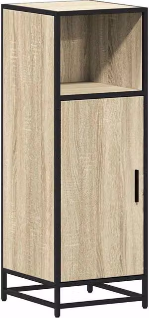 Berkfield Home Bathroom Cabinet in Sonoma Oak, W/D/H: 35 x 37.5 x 100 cm