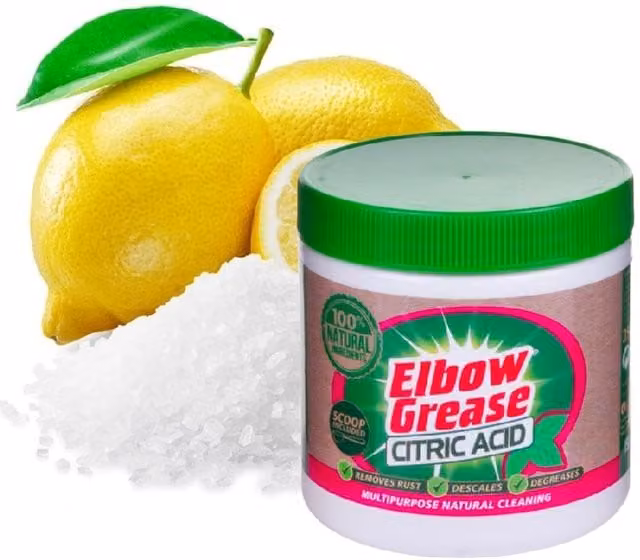 Elbow Grease Citric Acid Limescale Remover and Multipurpose Degreaser Cleaner, 250g