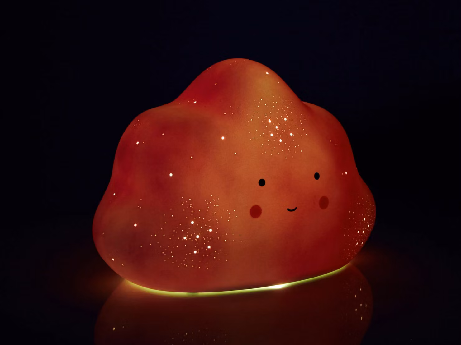 Orsina Premier Kids Pink Cloud Ceramic Night Light, W/D/H: 15.0 x 18.0 x 25.0 cm – 2