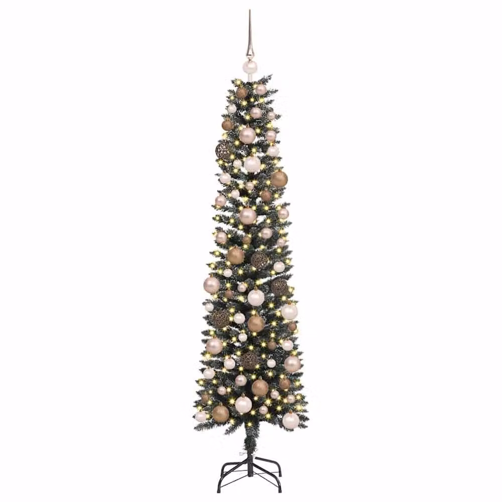 Berkfield Home Artificial Christmas Tree in Green, H 180 x W 50.5 x D 50.5 cm – 3