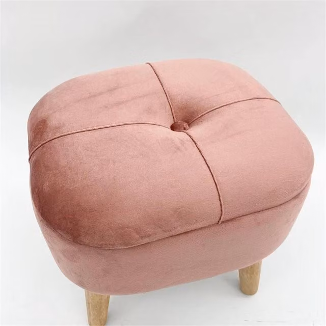 Nordara Pink Velvet Lift Top Storage Ottoman Footstool, W: 110 cm, D: 35 cm, H: 35 cm – 1
