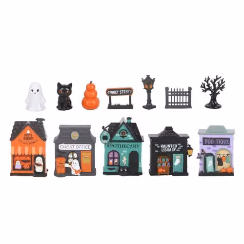 Something Different Wholesale Spooky Street 12-Day Halloween Advent Calendar for Adults in Black, Orange and Multicolour – 2