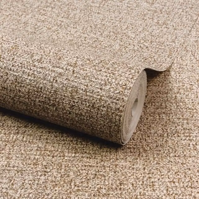 Grandeco Mysore Taupe Classic Plain Textile Roll