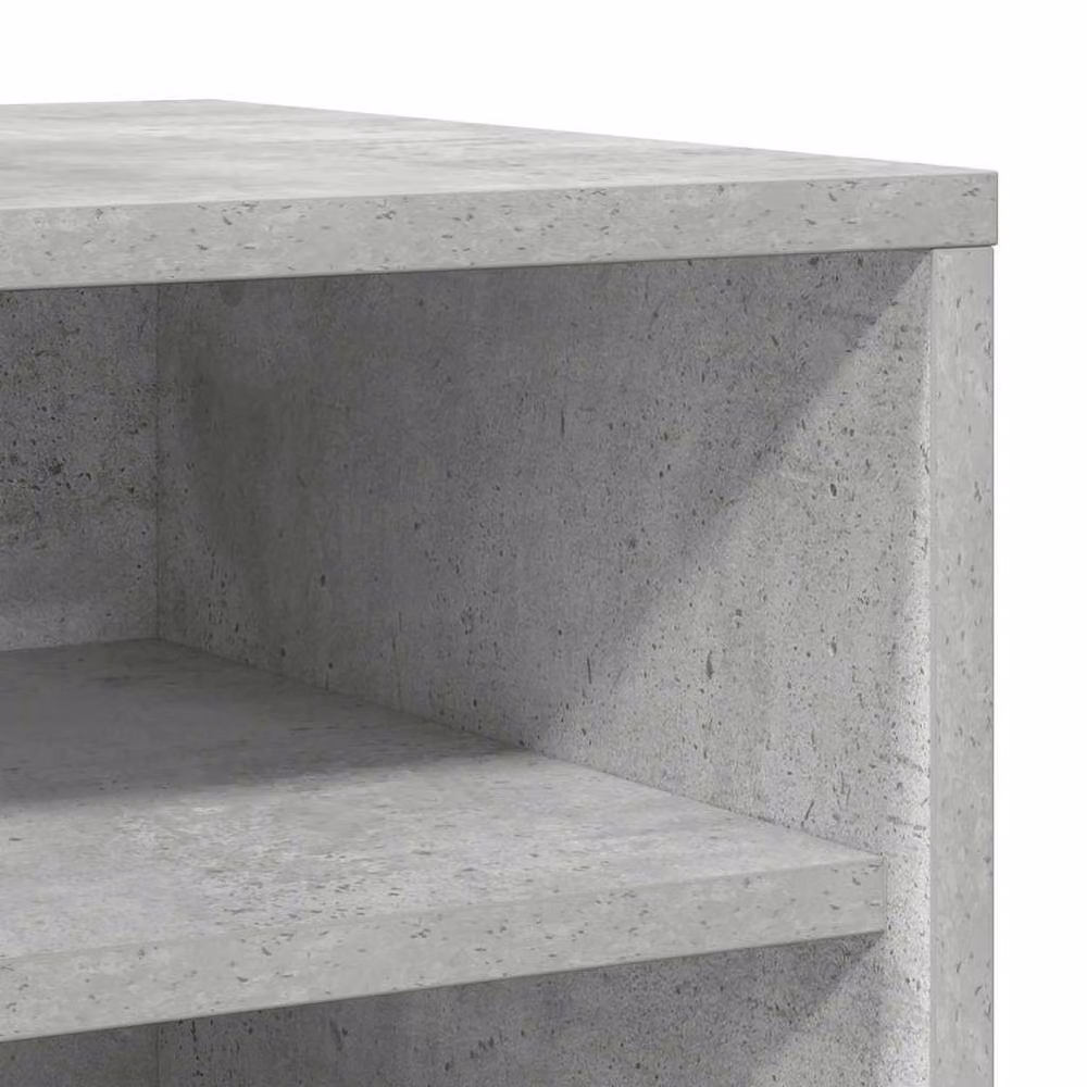 Berkfield Home Wall Mounted Shoe Cabinet in Grey, W/D/H: 35 x 35 x 70 cm – 3