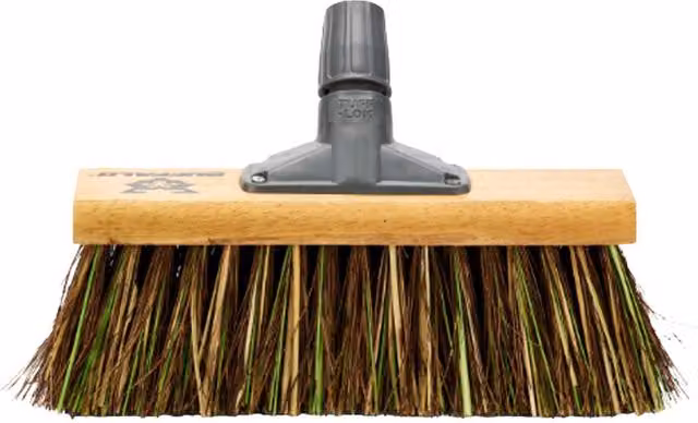Buffalo 13 inch Stiff Bassine Mix Scavenger Broom Head in Multicolour