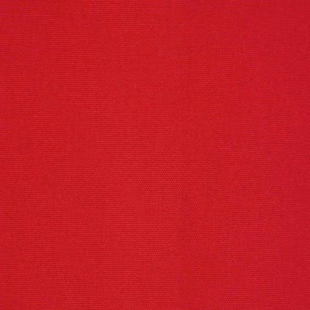 Homescapes Red Pure Cotton Plain Fabric, Width: 150 cm