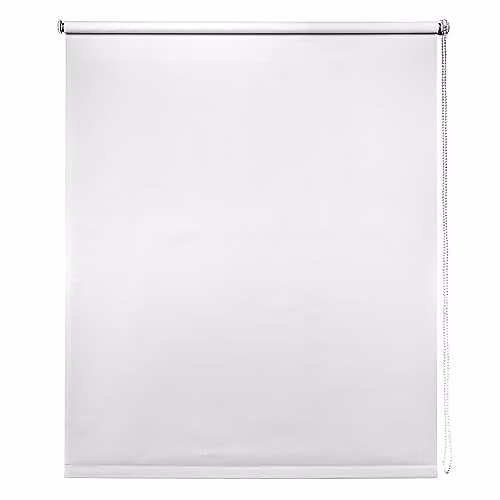 New Edge Blinds White Thermal Blackout Roller Blind, Width: 160 cm, Drop: 165 cm – 1