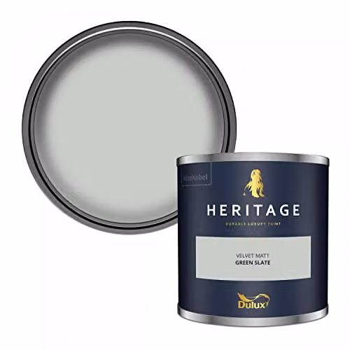 Dulux Trade Heritage Velvet Matt Emulsion Green Slate, 2.5l