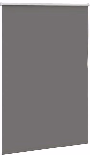 Berkfield Home Grey Blackout Roller Blind, Polyester, W: 110 cm, H: 130 cm – 1