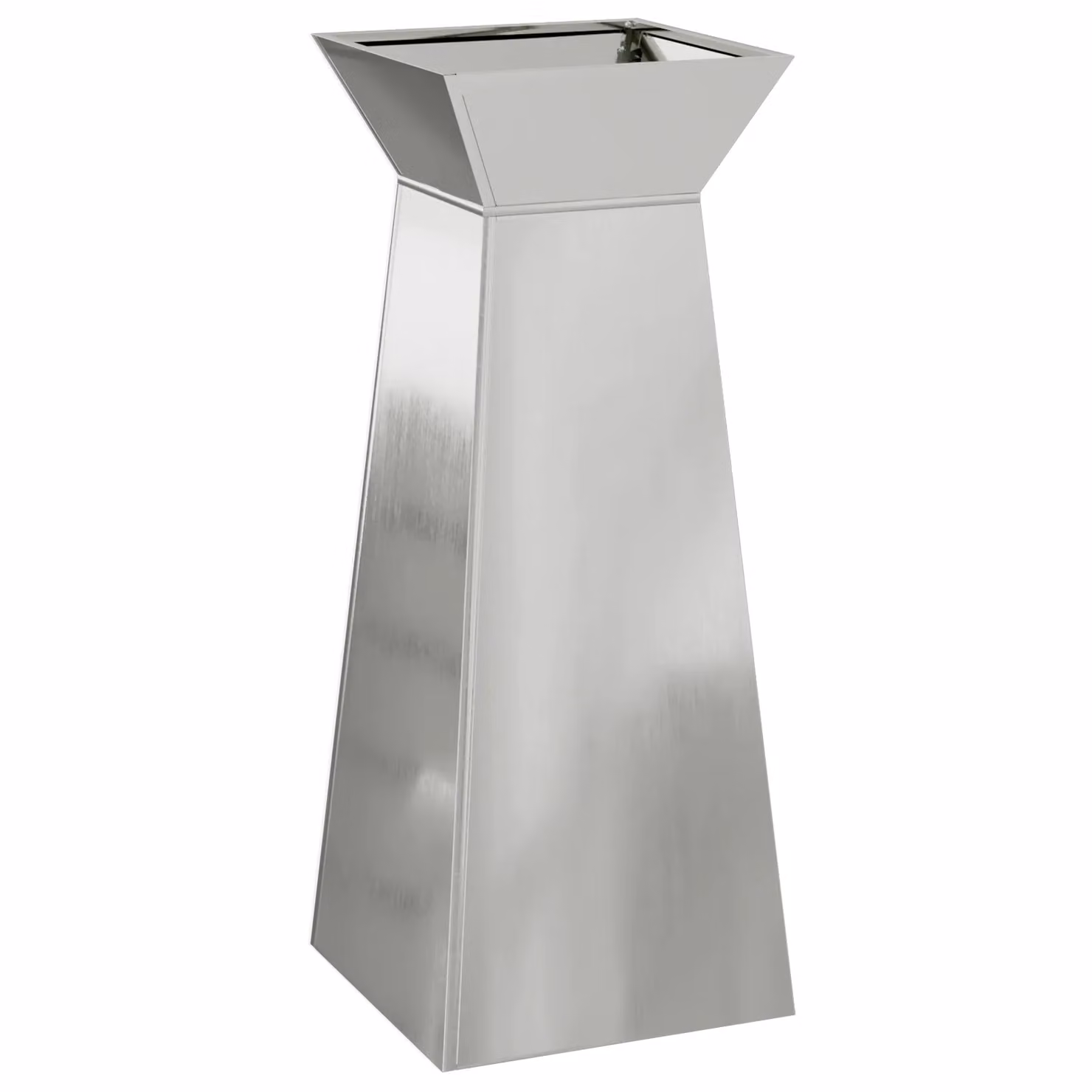 Berkfield Home Galvanised Steel Plant Stand Planter in Grey, W/D/H: 40 x 40 x 101 cm – 2