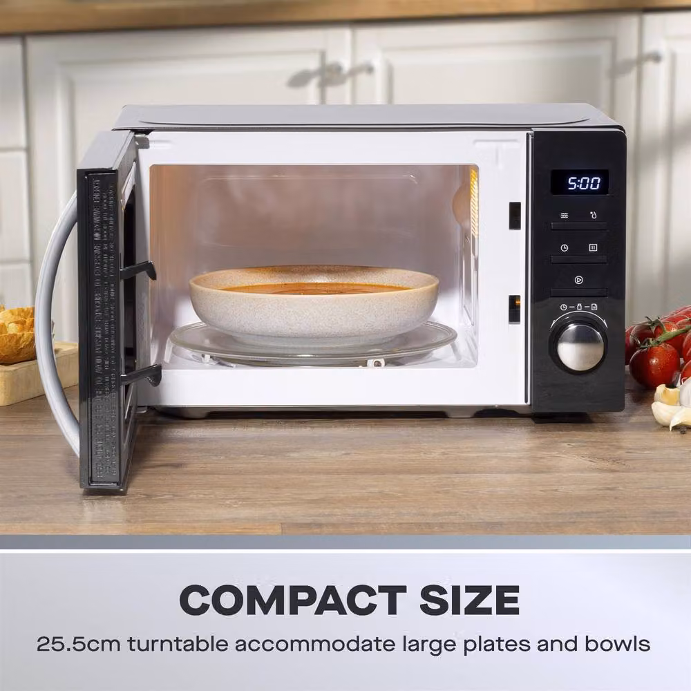 Daewoo 20L Digital Solo Microwave Oven, Black – 3