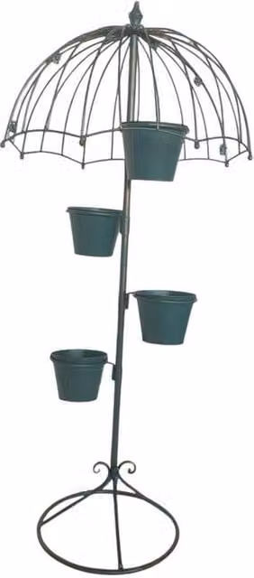 Minster Metal Garden Planter Tub in Blue Turquoise Petrol, W/D/H: 35 x 35 x 130 cm