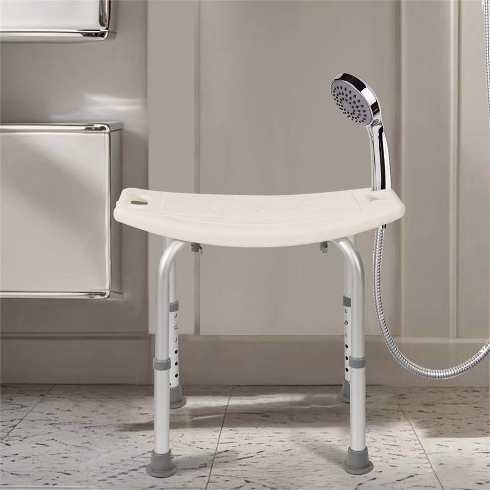 EONLION Rectangular Shower Bath Chair Stool in White – 2