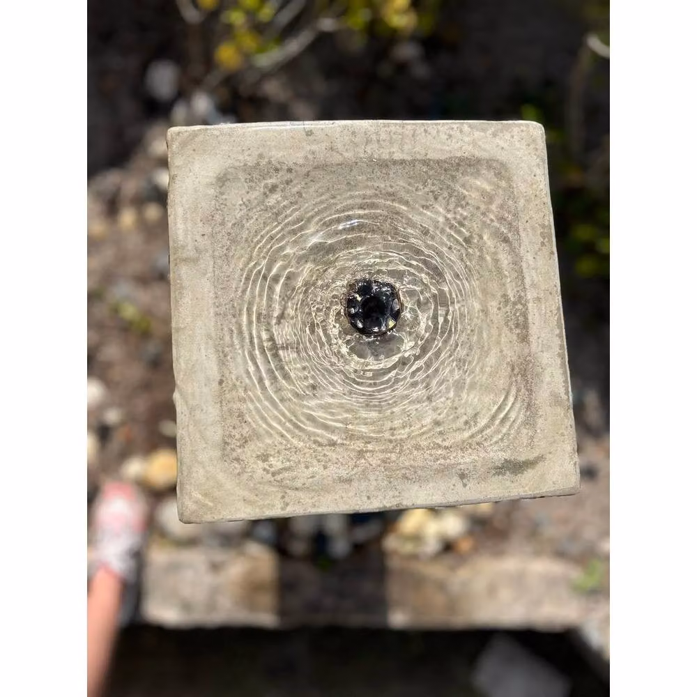 Buttercup Farm Multicolour Natural Slate and GRC Twist Cascade Water Feature with Pump and Light – 3