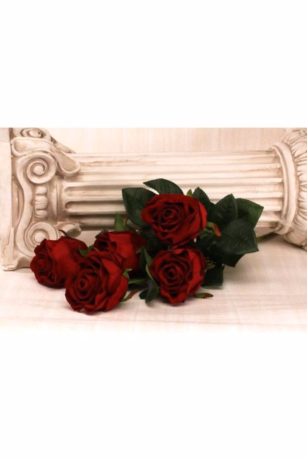 KDMD Red Velvet Artificial Roses, Height: 49 cm – 2
