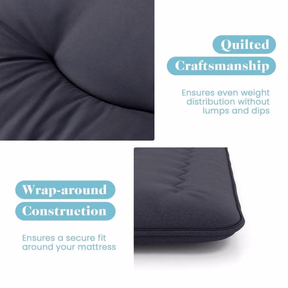 KORVIXA Double Portable Roll Up Sleeping Pad Mattress in Black – 3