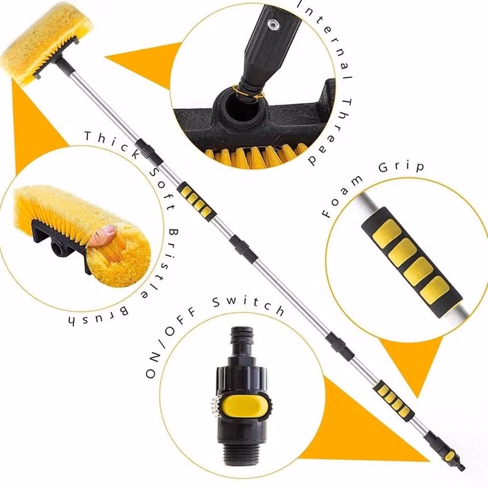SPETLEK Yellow Water Fed Car Wash Brush – 2