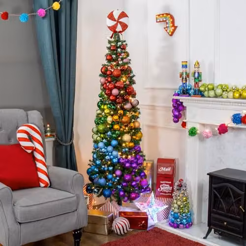 The Christmas Workshop Christmas Decoration, Green, H 23.0 x W 18.0 x D 4.2 cm – 2