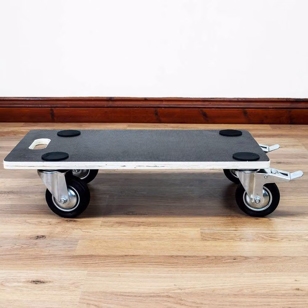 FLAVORA 4 Wheel Heavy Duty Transport Dolly Moving Platform in Black – 3