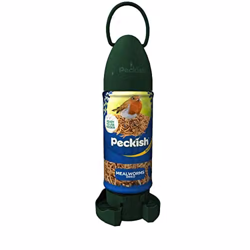 Peckish Large Mealworm Ready To Use Feeder, Green – 2