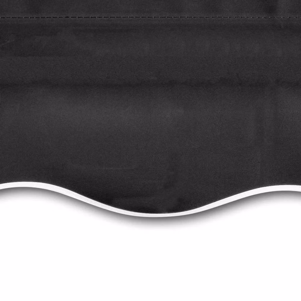 Berkfield Home Anthracite and Black Polyester Awning Sunshade Canvas W: 500 cm, D: 300 cm – 3