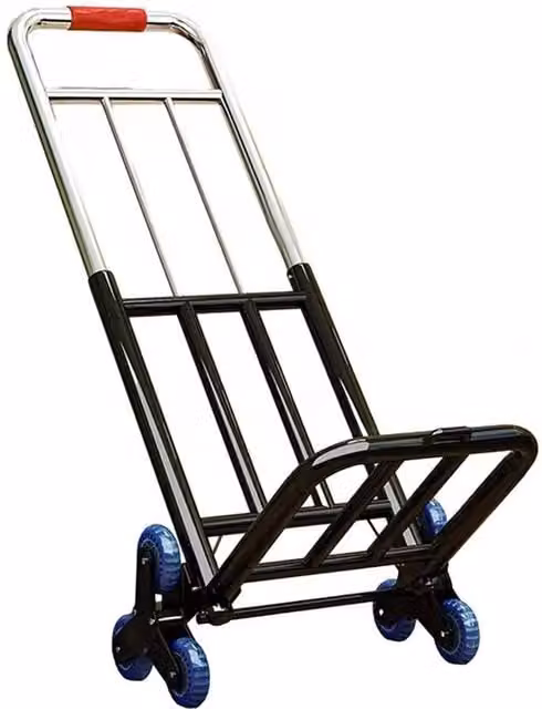 Havendro Folding Handcart with Wheels for Moving Furniture on Stairs, Black – 1