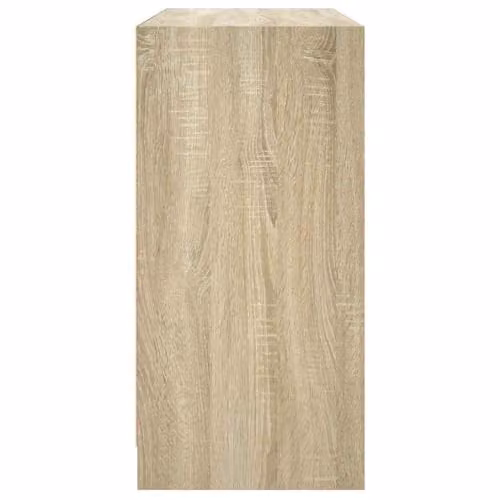 vidaXL Modern Sonoma Oak Sideboard in Brown and Beige, W/D/H: 102 x 37 x 75.5 cm – 2