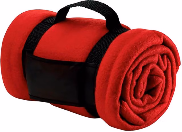 SOL'S Stavenger Red Fleece Plaid Blanket
