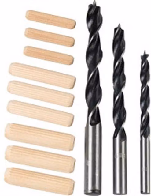 SupaTool Steel Dowel and Drill Set in Silver – 1