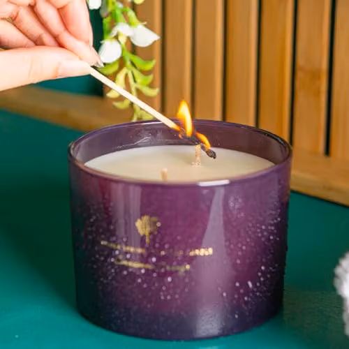 Nicola Spring Cinnamon and Orange Scented Soy Wax Candle, 350g – 5