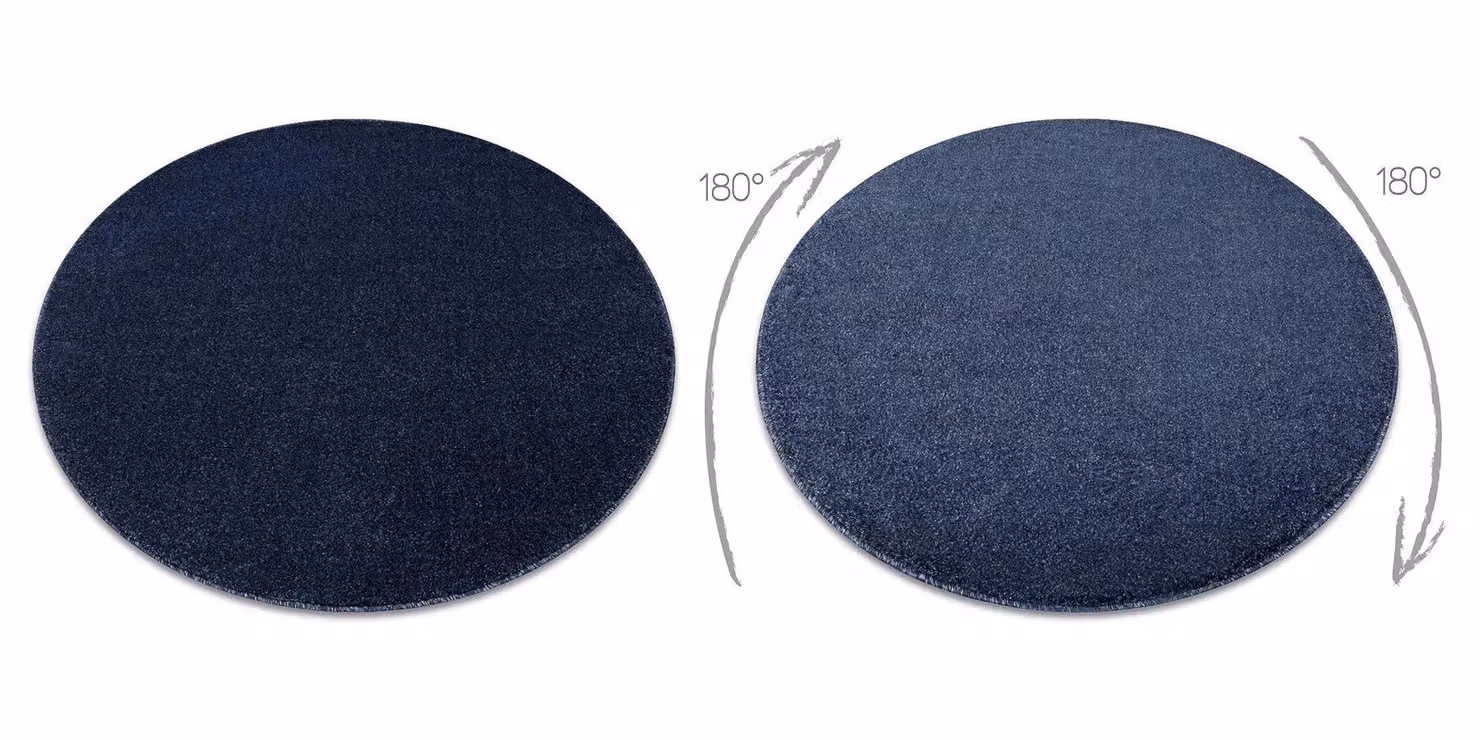 RugsX Softy Round Blue Rug, Diameter: 200 cm – 2